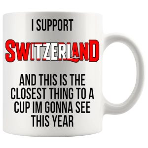 Switzerland Closest Thing To A Cup Mug funny unofficial football supporter gift