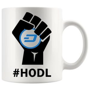 HODL Dash Mug - Crypto Currency Gifts funny mug gift
