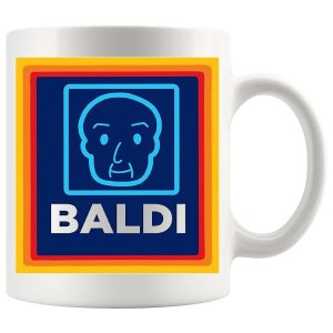 Baldi funny bald gift mug design