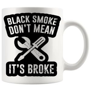 Black Smoke Mug ceramic mug gift