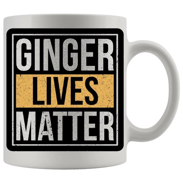 Ginger Lives Matter Mug Style 2 - Ginger funny mug gift