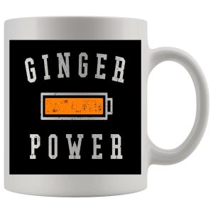 Ginger Power Mug - Ginger funny mug gift