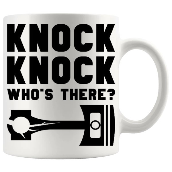 Knock Knock Who's There Mug ceramic mug gift