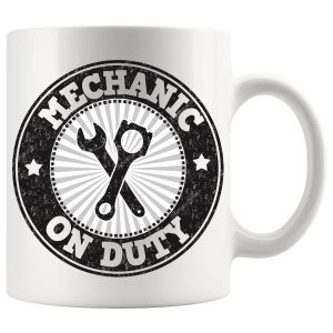 Mechanic On Duty Mug ceramic mug gift
