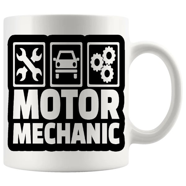 Motor Mechanic Mug ceramic mug gift