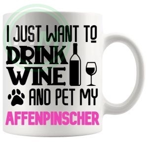 Pet My Affenpinscher Mug In Pink