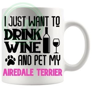 Pet My airedale terrier pink