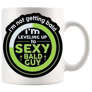 I'm Not Getting Bald funny receding hairline mug design