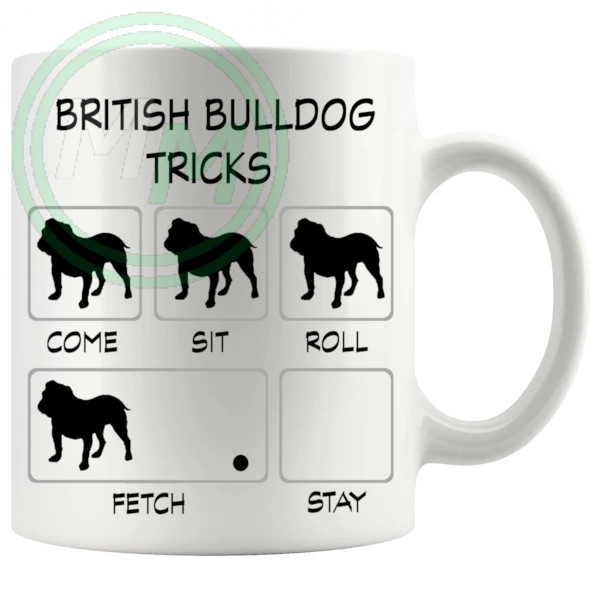 British Bulldog Tricks Mug