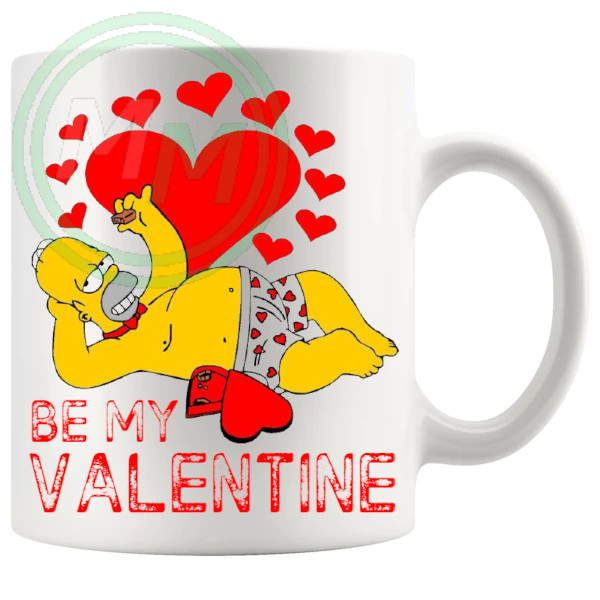 Homer Be My Valentine Mug