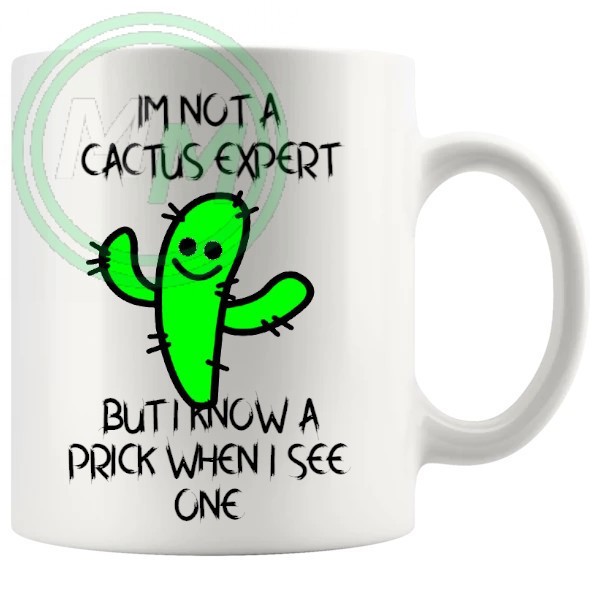 not a cactus expert Novelty Mug