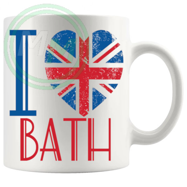 I LOVE BATH MUG