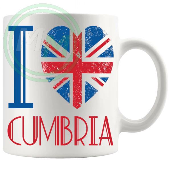 I Love Cumbria Mug