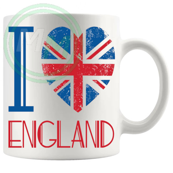 I Love England Mug