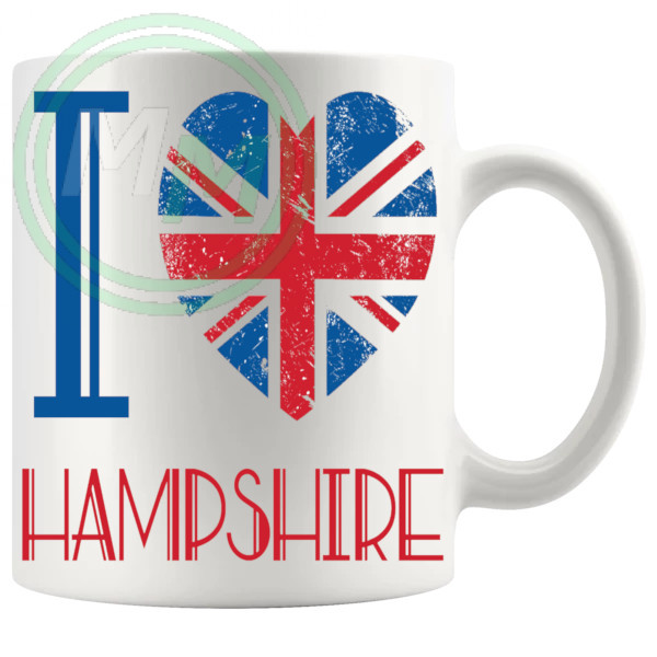 I Love Hampshire Mug