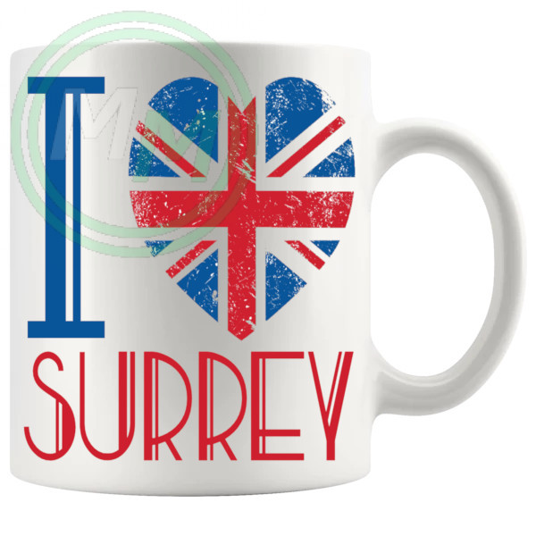 I Love Surrey Mug