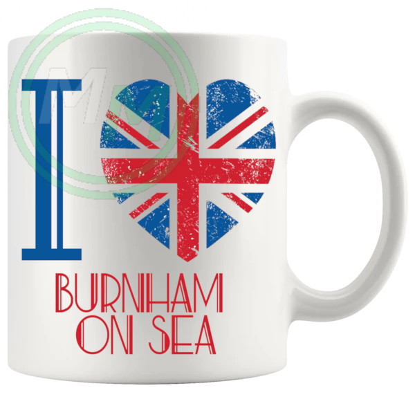 I Love Burnham on Sea Mug