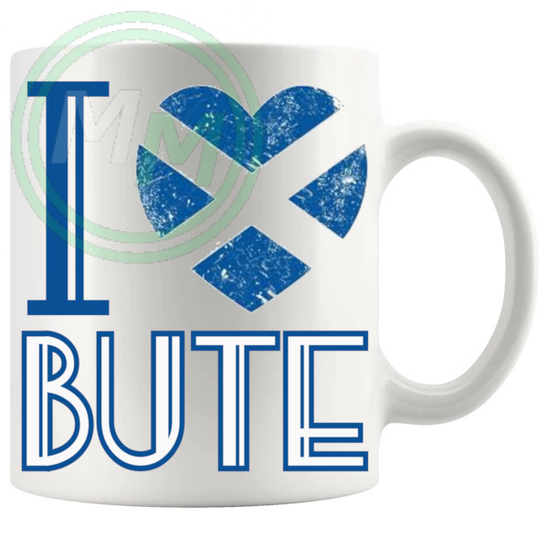 I Love Bute Mug