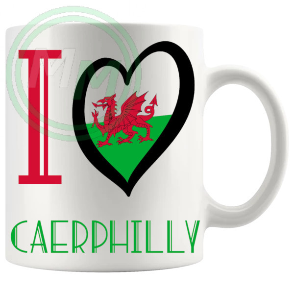 I Love Caerphilly Mug