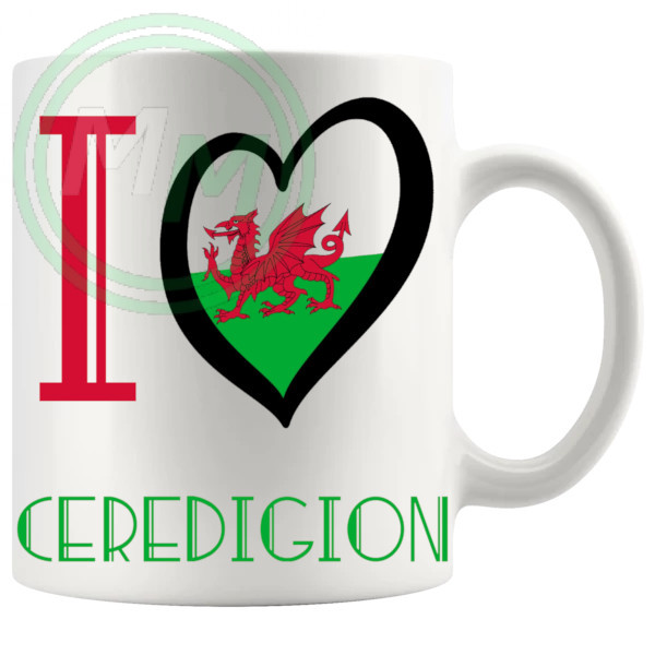 I Love Ceredigion Mug