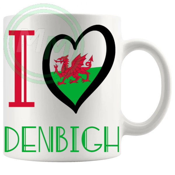 I Love Denbigh Mug