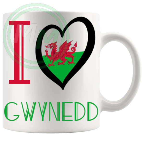 I Love Gwynedd Mug