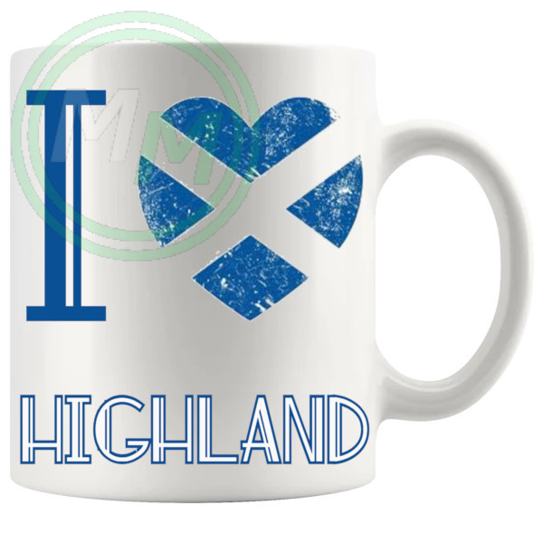 I Love Highland Mug