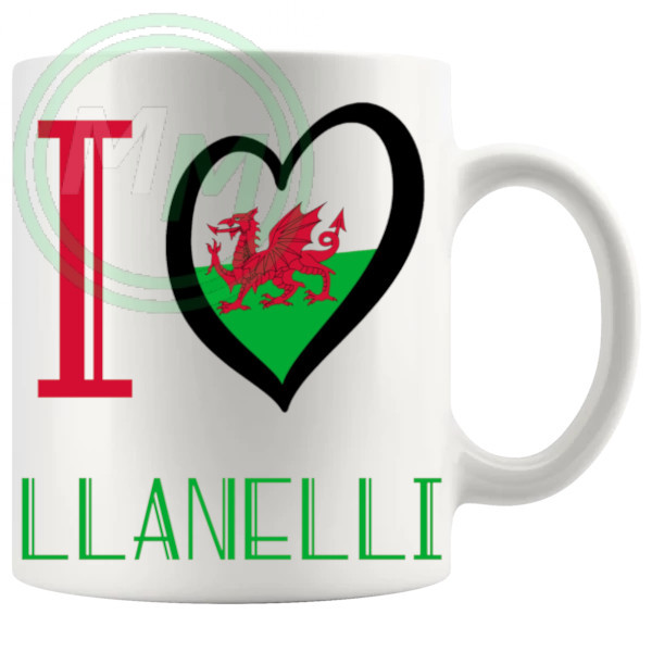 I Love Llanelli Mug