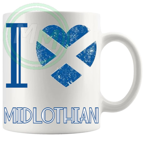 I Love Midlothian Mug