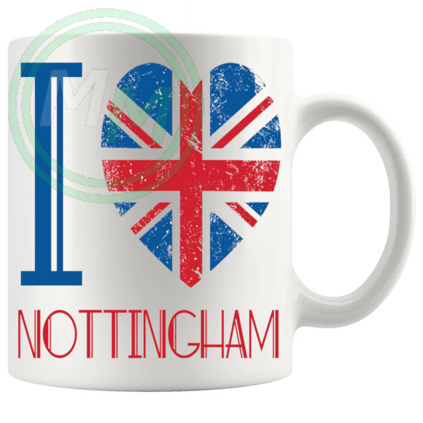 I Love Nottingham Mug