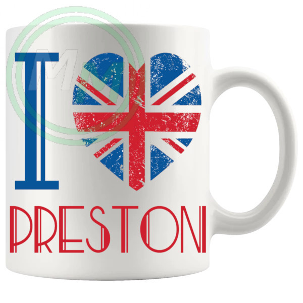 I Love Preston Mug