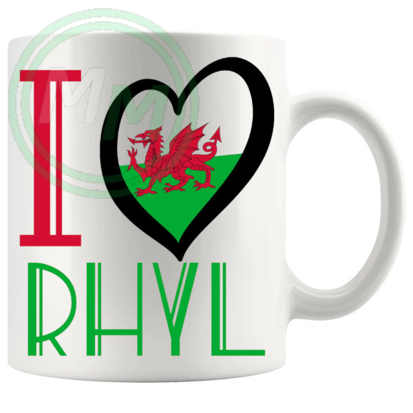 I Love Rhyl Mug