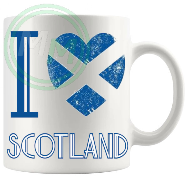 I Love Scotland Mug