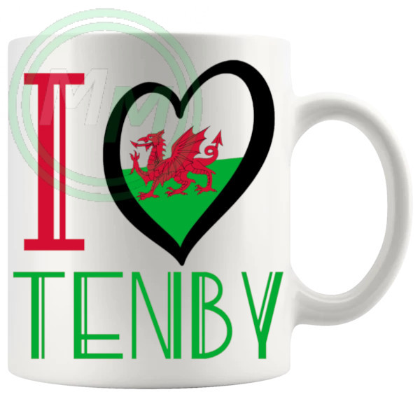 I Love Tenby Mug