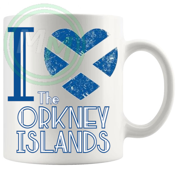 I Love The Orkney Islands Mug