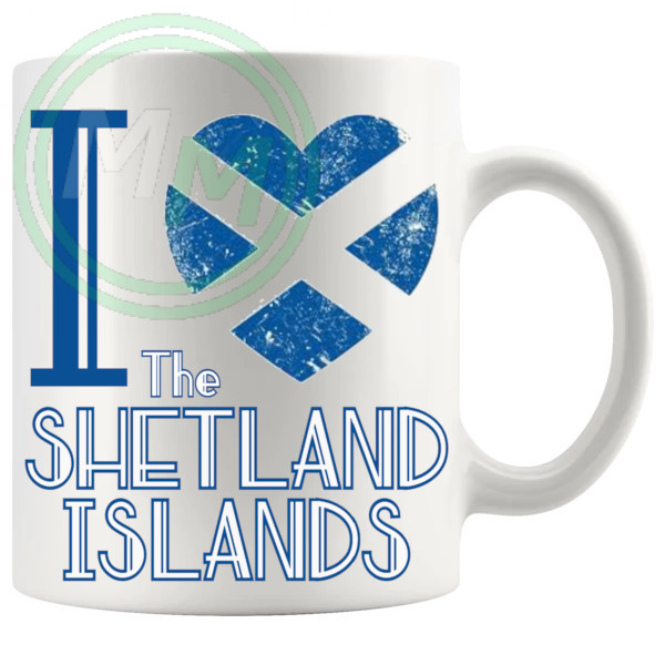 I Love The Shetland Islands Mug