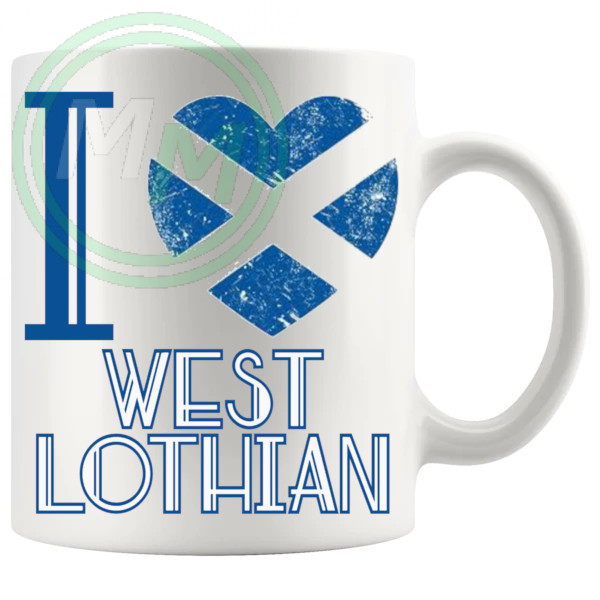 I Love West Lothian Mug