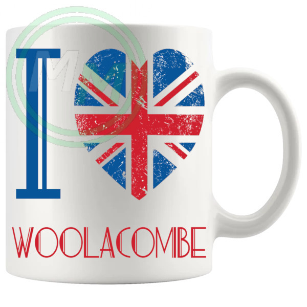 I Love Woolacombe Mug