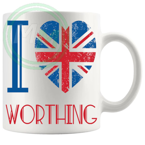 I Love Worthing Mug