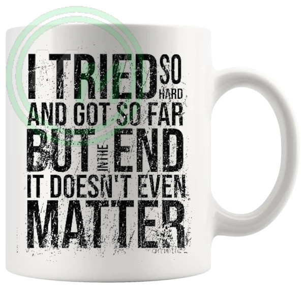 In The End Lyrics Mug