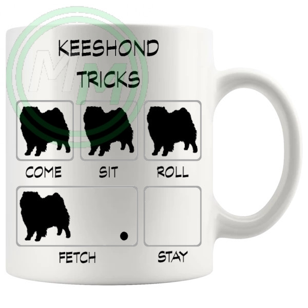 Keeshond Tricks Mug