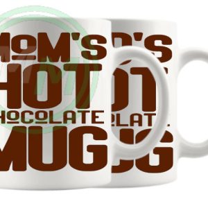 Mom and Dad Hot Chocolate Mug 2 Pack B