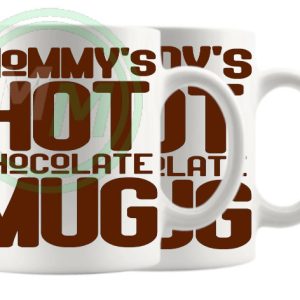 Mommys and Daddya Hot Chocolate Mug 2 Pack B