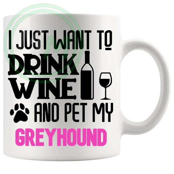 Pet My greyhound pink