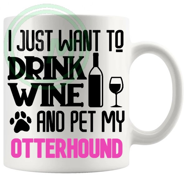 Pet My otterhound pink