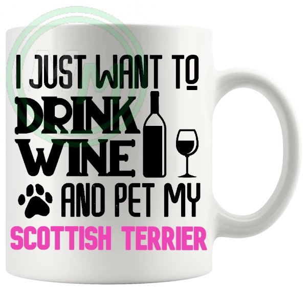 Pet My scottish terrier pink