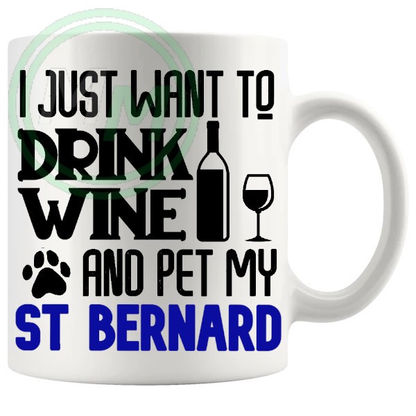 Pet My st bernard blue