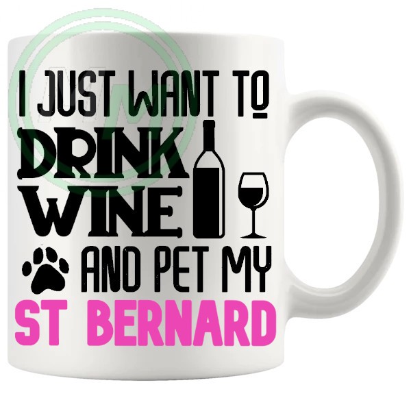 Pet My st bernard pink