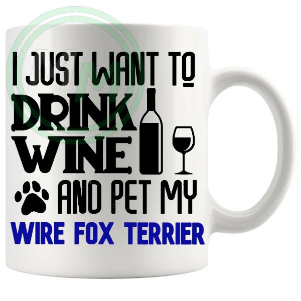 Pet My wire fox terrier blue