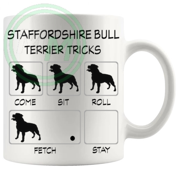 Staffordshire Bull Terrier Tricks Mug